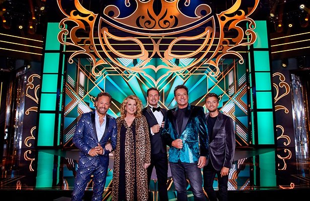 Carlo Boszhard, Loretta Schrijver, Ruben Nicolai, Gerard Joling en Buddy Vedder